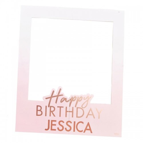 Cadre photobooth personnalisable pour anniversaire