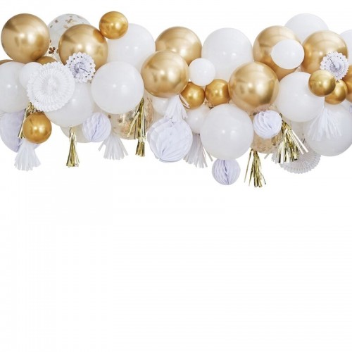Kit guirlande ballons or