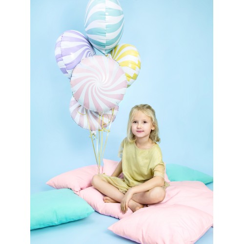 Ballon bonbon rose pastel