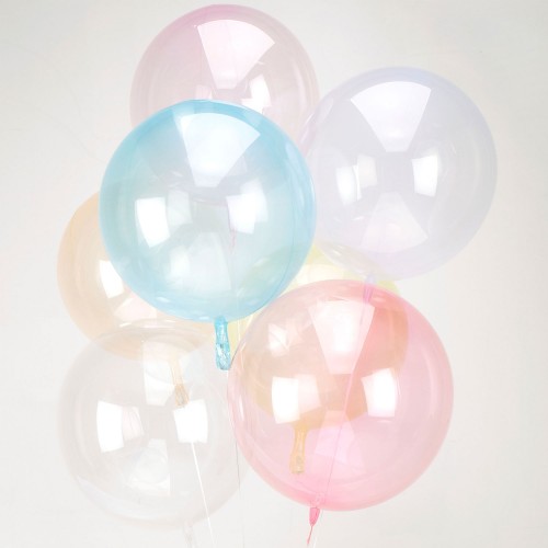 Ballon boule jaune cristal