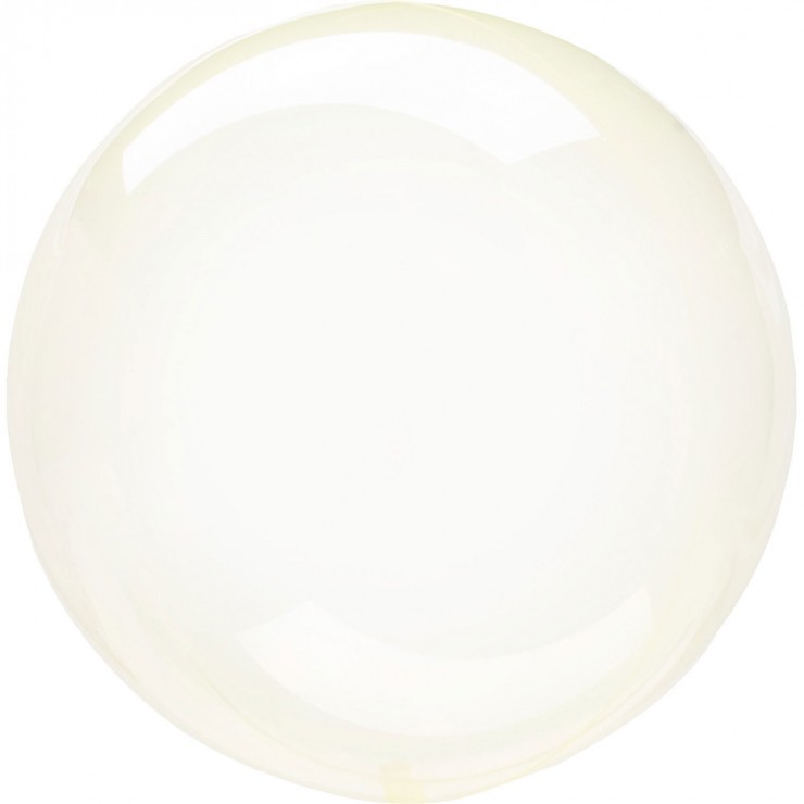 Ballon boule jaune cristal