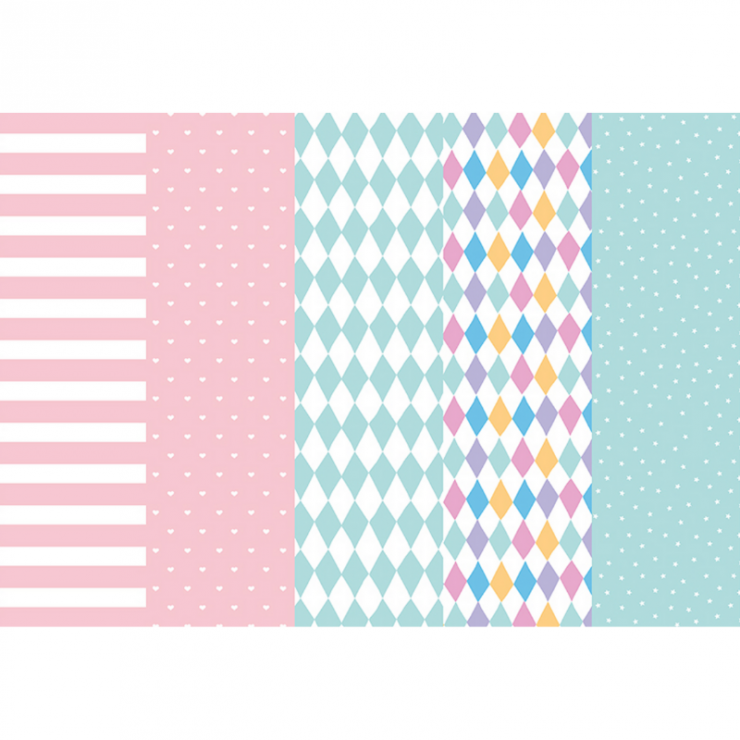Emballage cadeau pastel
