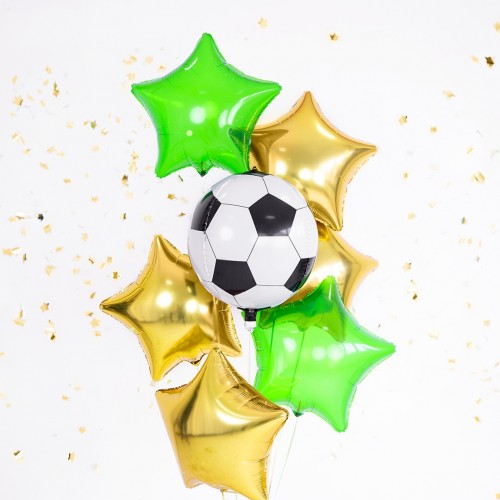 Ballon de foot en mylar 40 cm