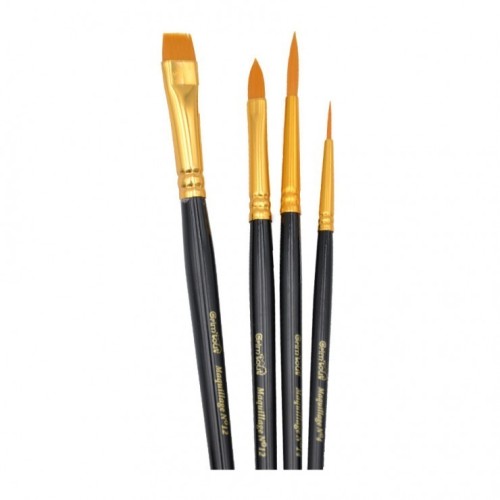 Set de 4 pinceaux de maquillage grim'tout