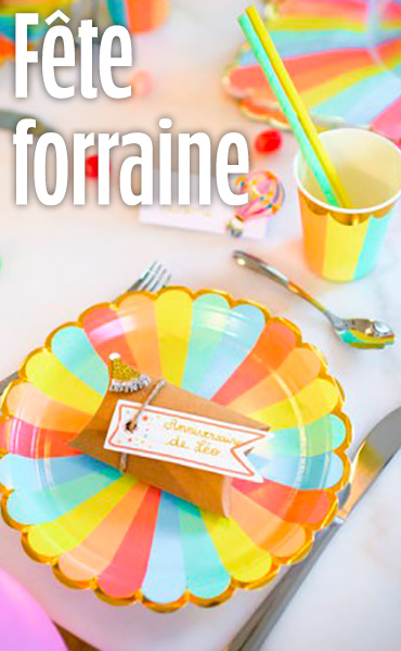 Anniversaire fête forraine